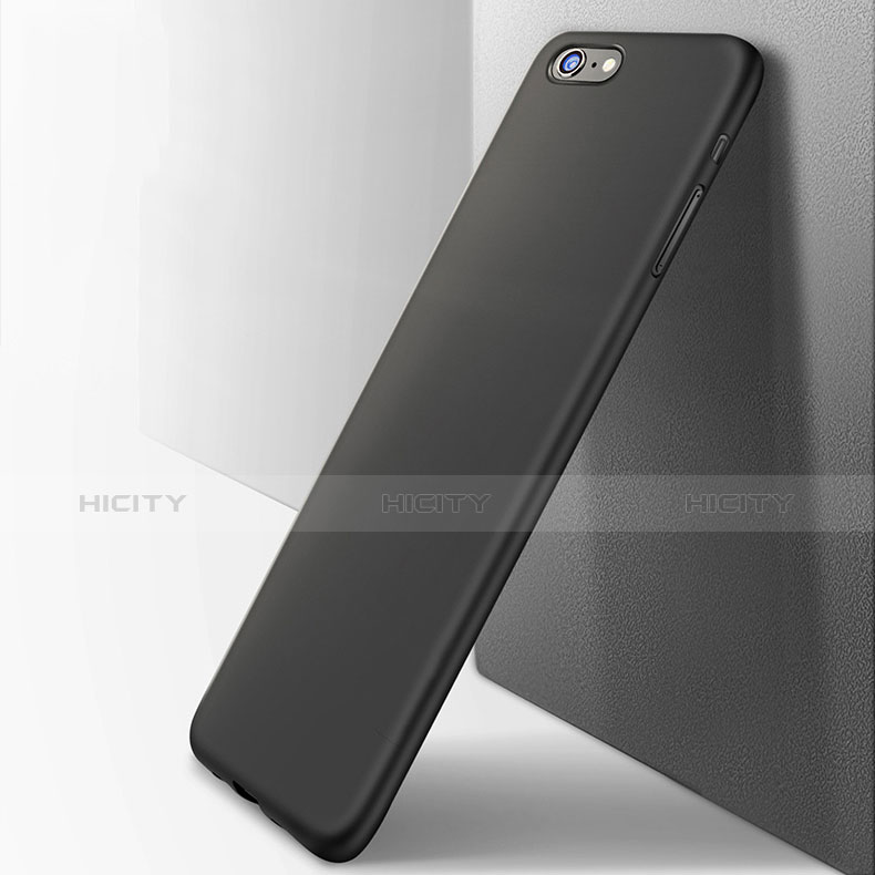 Coque Ultra Fine Silicone Souple H06 pour Apple iPhone 6S Plus Noir Plus