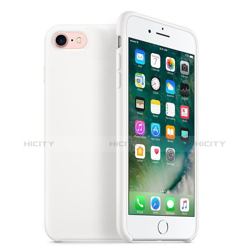 Coque Ultra Fine Silicone Souple H07 pour Apple iPhone 6S Blanc Plus