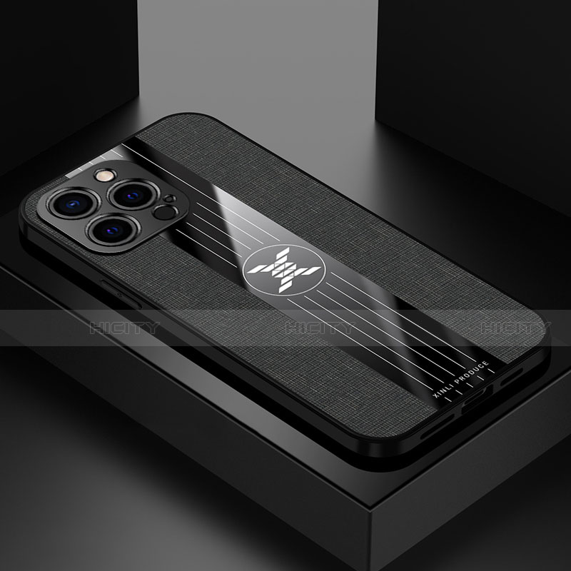 Coque Ultra Fine Silicone Souple Housse Etui A04 pour Apple iPhone 13 Pro Noir Plus