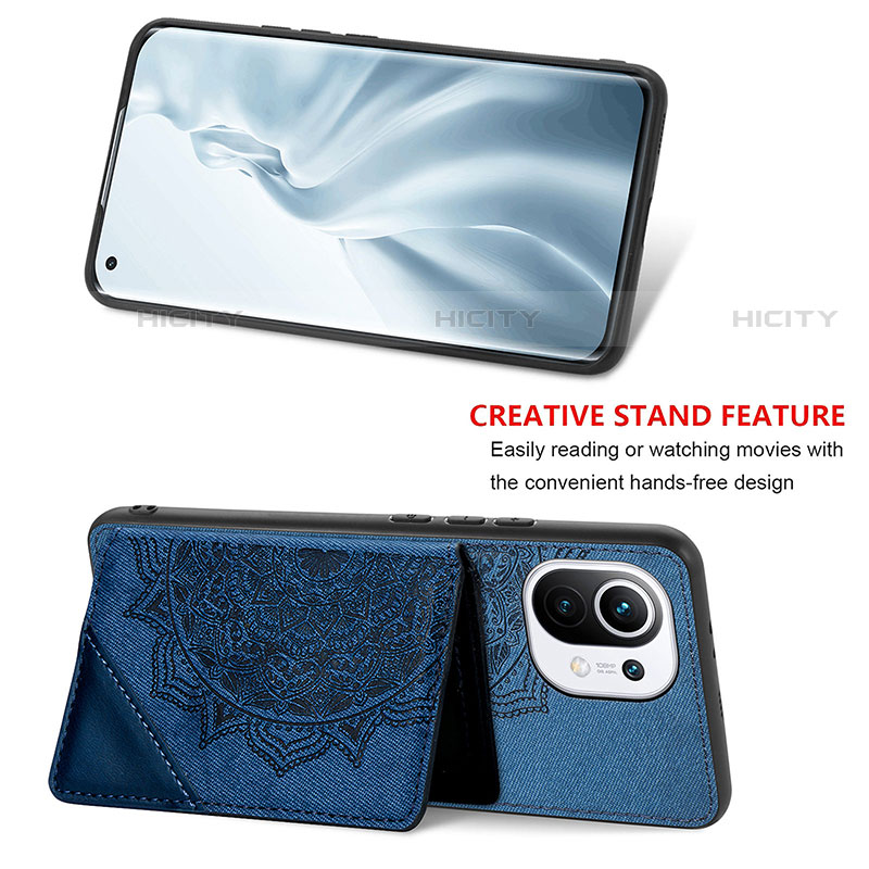 Coque Ultra Fine Silicone Souple Housse Etui avec Aimante Magnetique A06 pour Xiaomi Mi 11 Lite 4G Plus