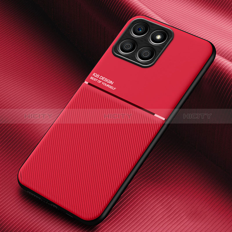 Coque Ultra Fine Silicone Souple Housse Etui avec Aimante Magnetique pour Huawei Honor X6S Rouge Plus