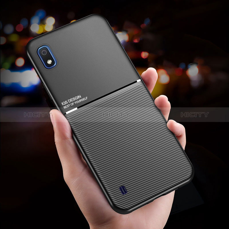 Coque Ultra Fine Silicone Souple Housse Etui avec Aimante Magnetique pour Samsung Galaxy A10 Plus
