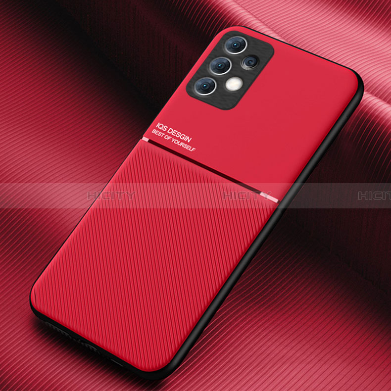 Coque Ultra Fine Silicone Souple Housse Etui avec Aimante Magnetique pour Samsung Galaxy A33 5G Rouge Plus