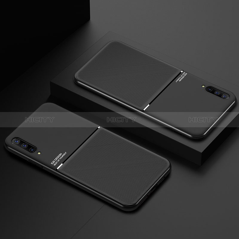 Coque Ultra Fine Silicone Souple Housse Etui avec Aimante Magnetique pour Samsung Galaxy A50 Plus