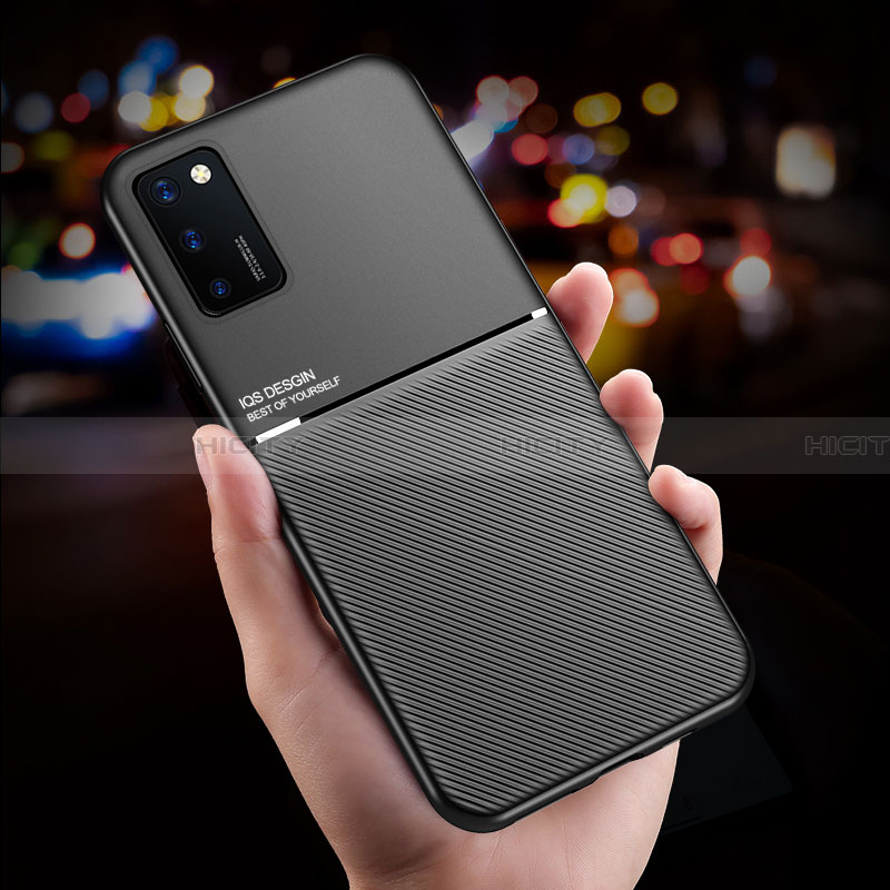 Coque Ultra Fine Silicone Souple Housse Etui avec Aimante Magnetique pour Samsung Galaxy F02S SM-E025F Plus