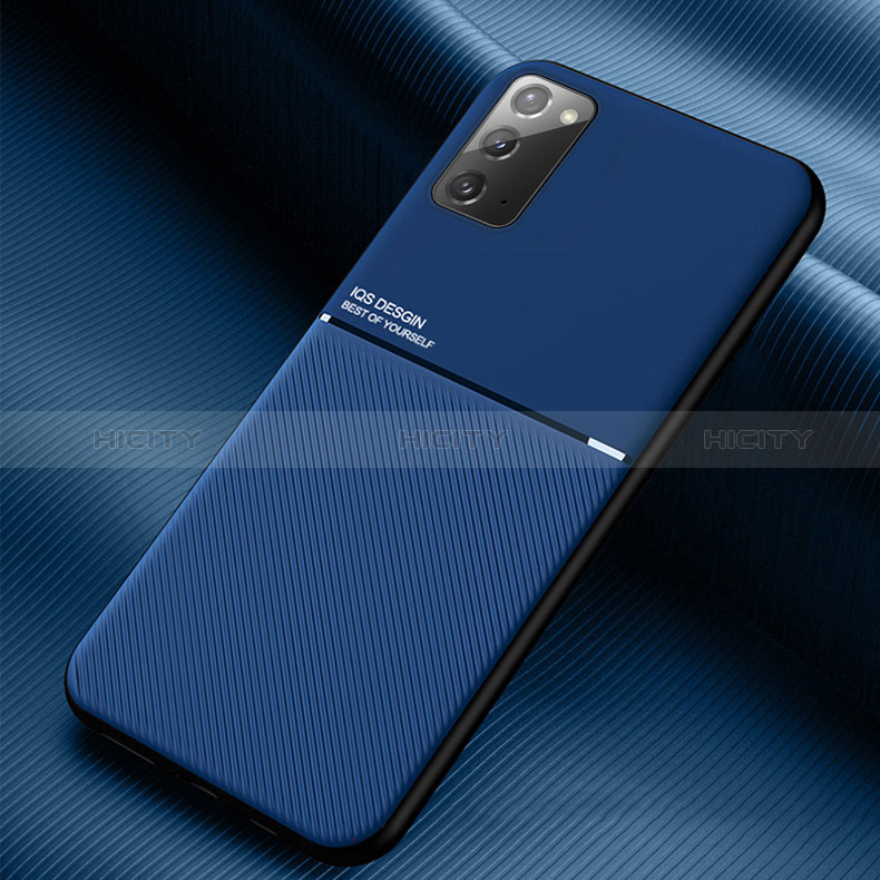 Coque Ultra Fine Silicone Souple Housse Etui avec Aimante Magnetique pour Samsung Galaxy Note 20 5G Bleu Plus