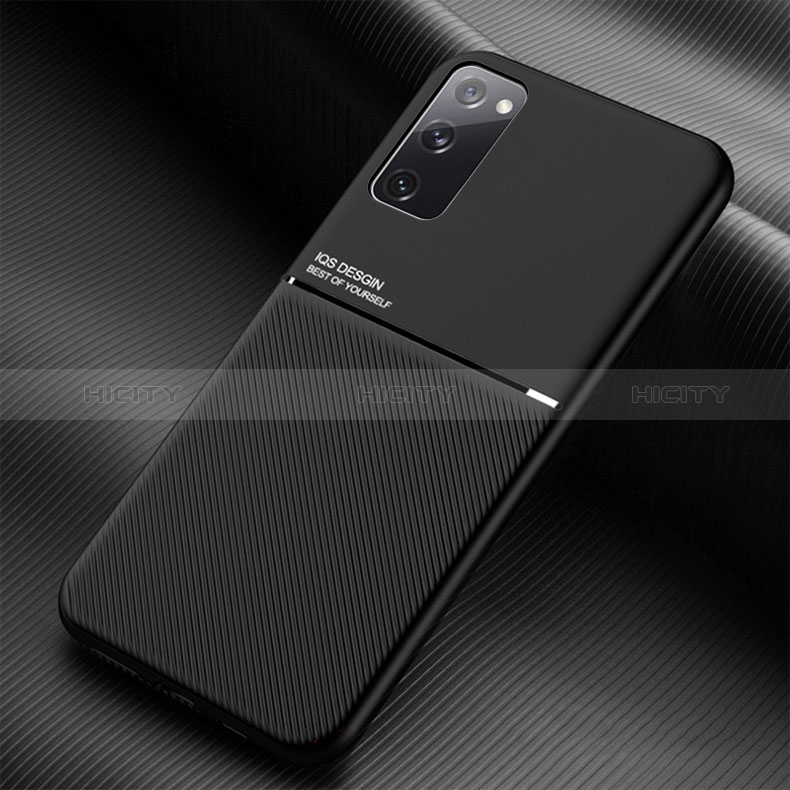 Coque Ultra Fine Silicone Souple Housse Etui avec Aimante Magnetique pour Samsung Galaxy S20 FE (2022) 5G Noir Plus