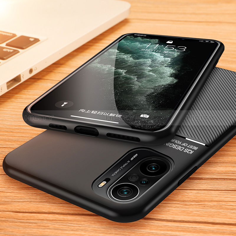 Coque Ultra Fine Silicone Souple Housse Etui avec Aimante Magnetique pour Xiaomi Mi 11X Pro 5G Plus
