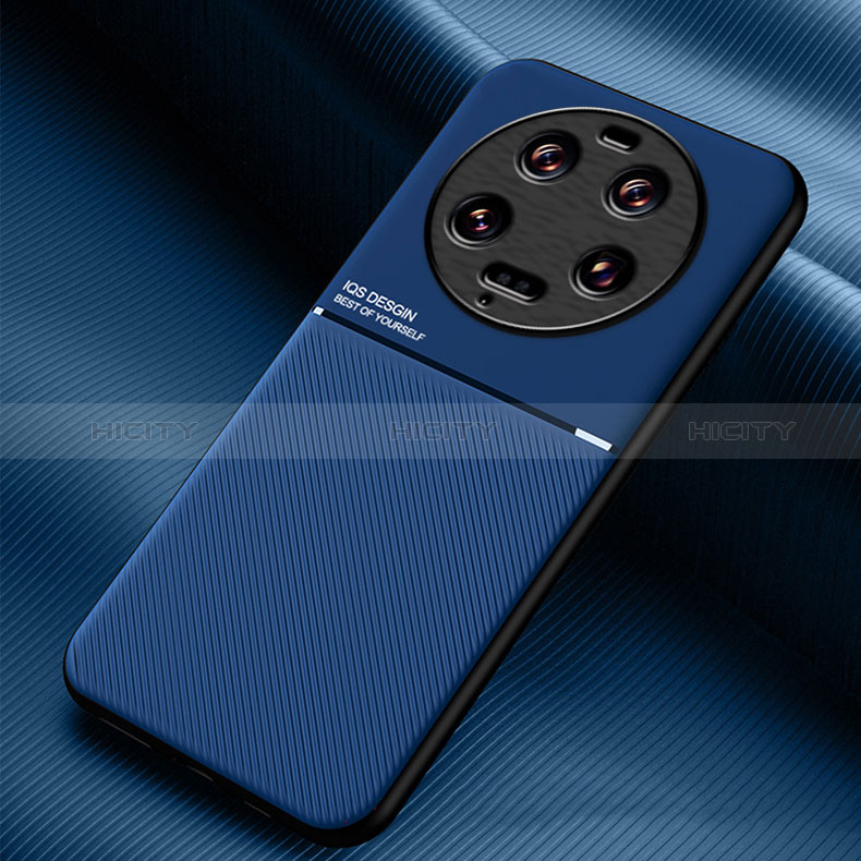 Coque Ultra Fine Silicone Souple Housse Etui avec Aimante Magnetique pour Xiaomi Mi 13 Ultra 5G Bleu Plus
