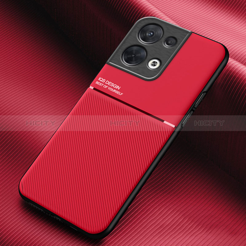 Coque Ultra Fine Silicone Souple Housse Etui avec Aimante Magnetique pour Xiaomi Redmi Note 13 Pro 5G Rouge Plus
