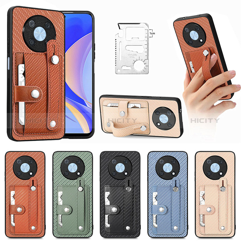 Coque Ultra Fine Silicone Souple Housse Etui avec Aimante Magnetique S01D pour Huawei Nova Y90 Plus