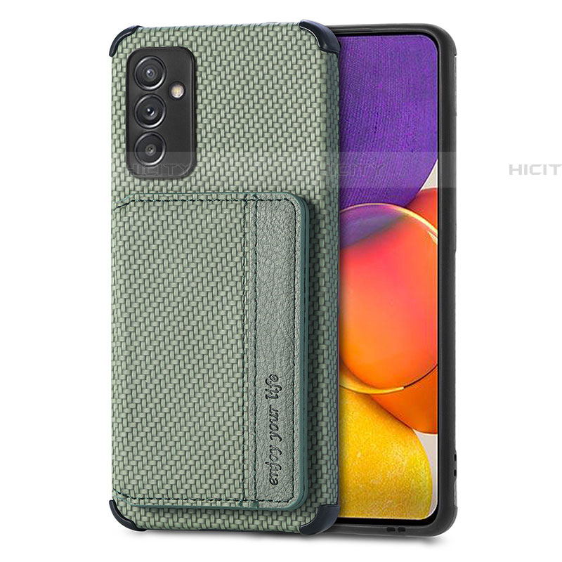 Coque Ultra Fine Silicone Souple Housse Etui avec Aimante Magnetique S01D pour Samsung Galaxy A82 5G Vert Plus