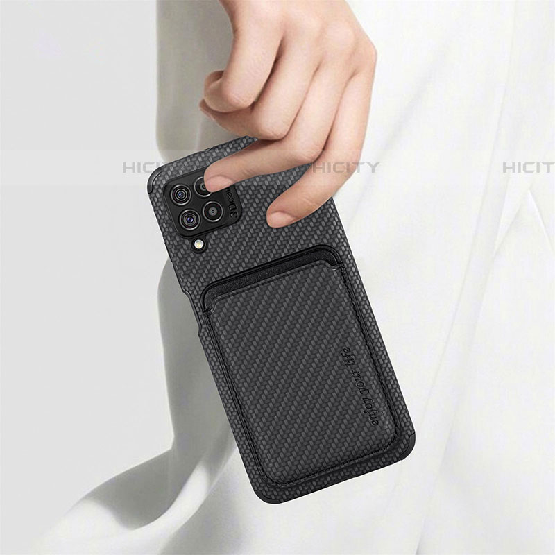 Coque Ultra Fine Silicone Souple Housse Etui avec Aimante Magnetique S02D pour Samsung Galaxy F62 5G Plus