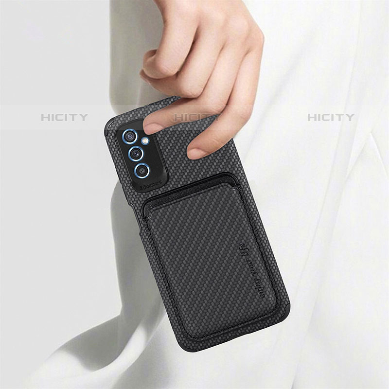 Coque Ultra Fine Silicone Souple Housse Etui avec Aimante Magnetique S02D pour Samsung Galaxy M52 5G Plus