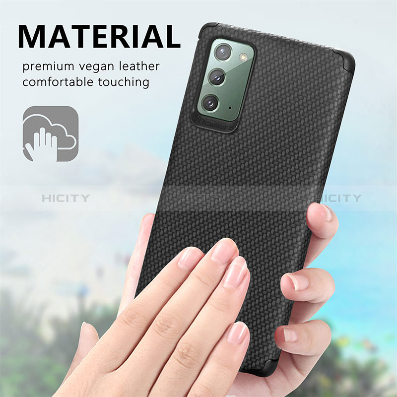 Coque Ultra Fine Silicone Souple Housse Etui avec Aimante Magnetique S02D pour Samsung Galaxy Note 20 5G Plus