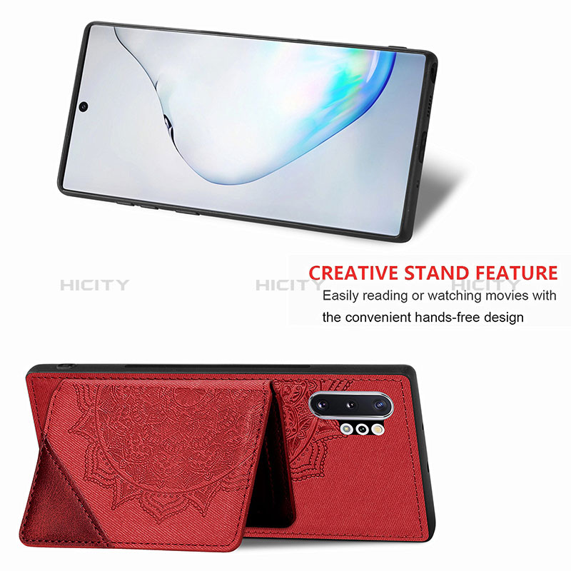Coque Ultra Fine Silicone Souple Housse Etui avec Aimante Magnetique S03D pour Samsung Galaxy Note 10 Plus 5G Plus