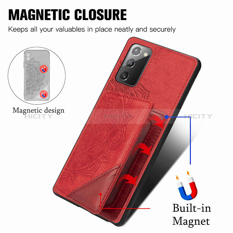 Coque Ultra Fine Silicone Souple Housse Etui avec Aimante Magnetique S03D pour Samsung Galaxy Note 20 5G Plus