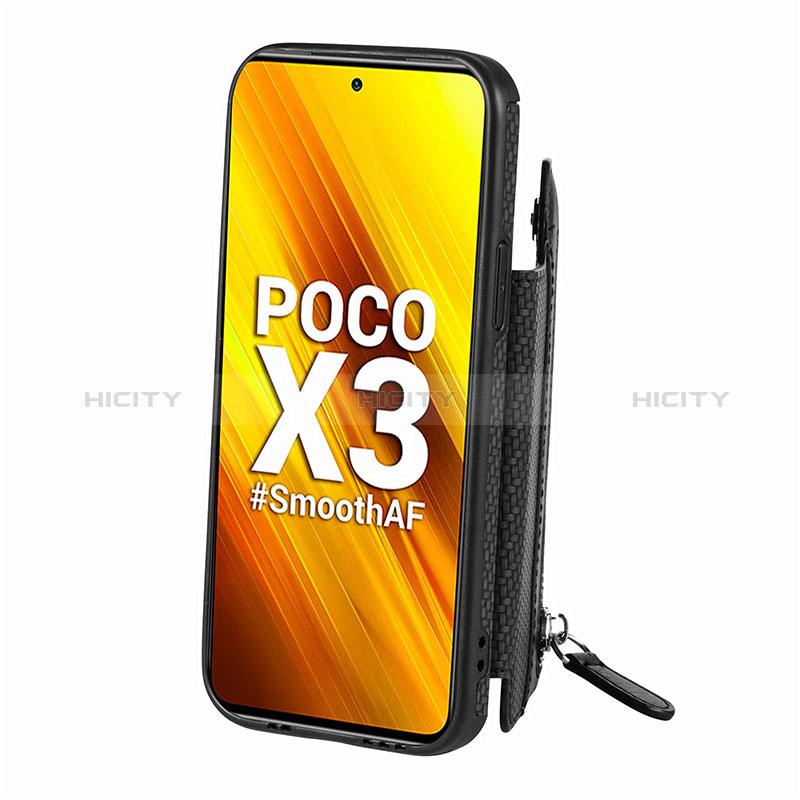 Coque Ultra Fine Silicone Souple Housse Etui avec Aimante Magnetique S03D pour Xiaomi Poco X3 Plus