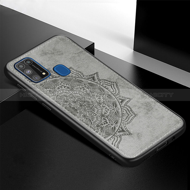 Coque Ultra Fine Silicone Souple Housse Etui avec Aimante Magnetique S04D pour Samsung Galaxy M21s Plus