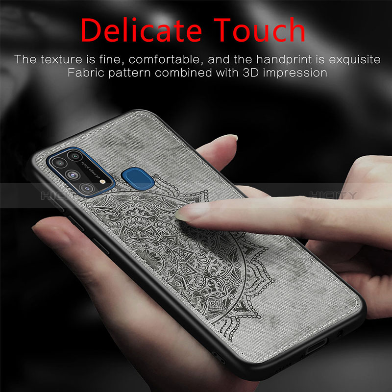 Coque Ultra Fine Silicone Souple Housse Etui avec Aimante Magnetique S04D pour Samsung Galaxy M31 Prime Edition Plus