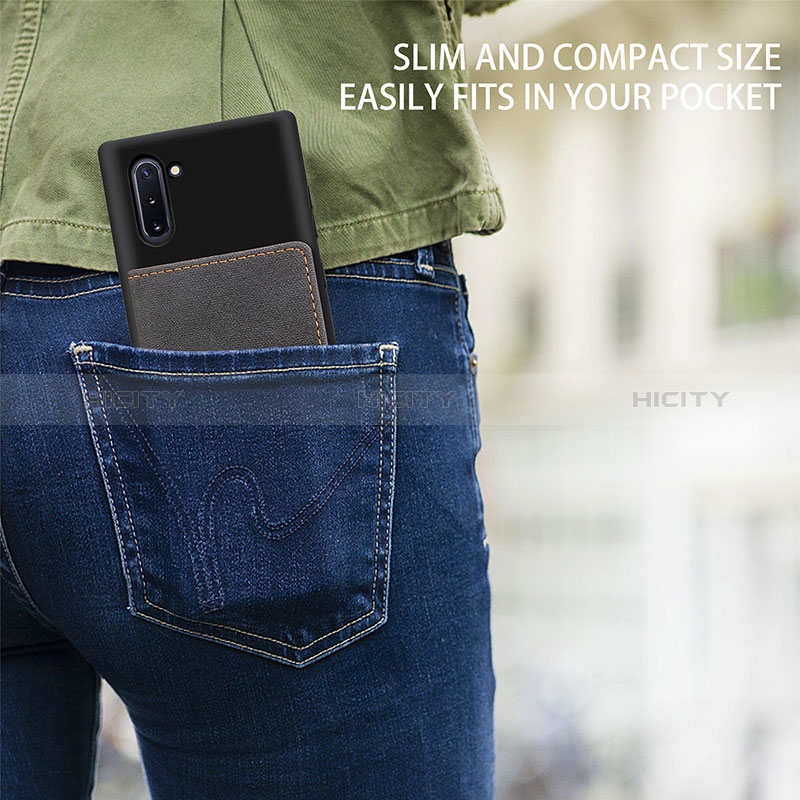 Coque Ultra Fine Silicone Souple Housse Etui avec Aimante Magnetique S04D pour Samsung Galaxy Note 10 5G Plus