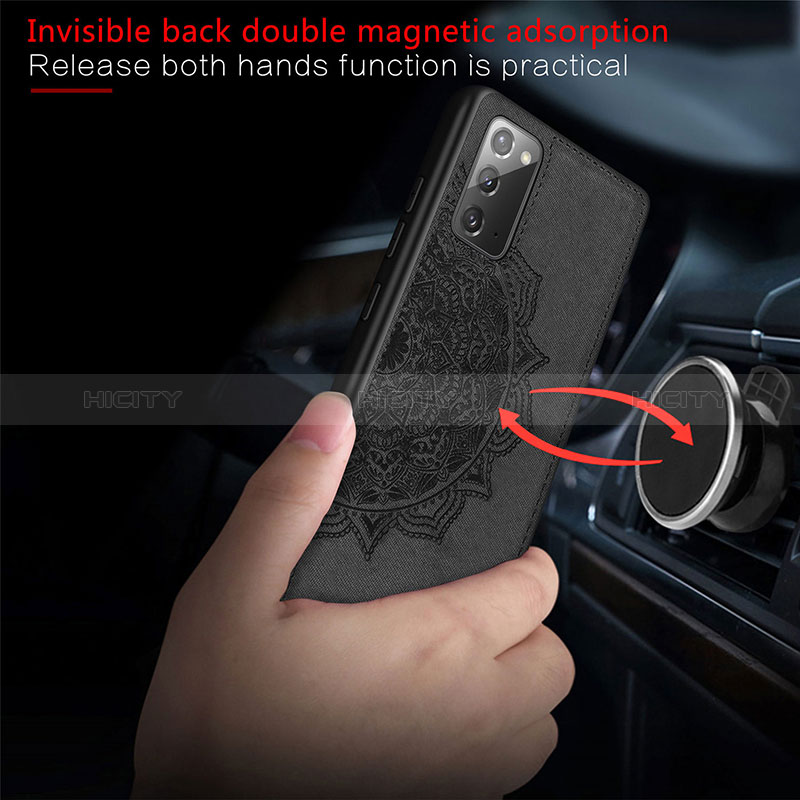 Coque Ultra Fine Silicone Souple Housse Etui avec Aimante Magnetique S04D pour Samsung Galaxy Note 20 5G Plus