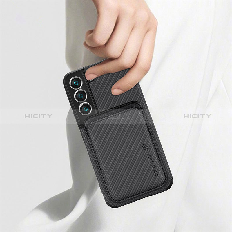 Coque Ultra Fine Silicone Souple Housse Etui avec Aimante Magnetique S04D pour Samsung Galaxy S24 Plus 5G Plus