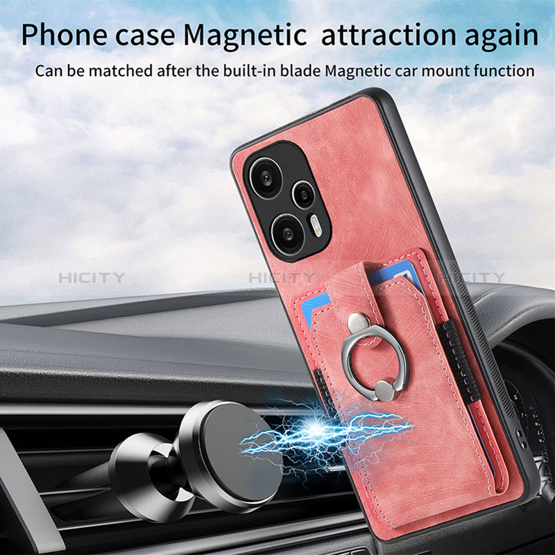 Coque Ultra Fine Silicone Souple Housse Etui avec Aimante Magnetique S04D pour Xiaomi Poco F5 5G Plus