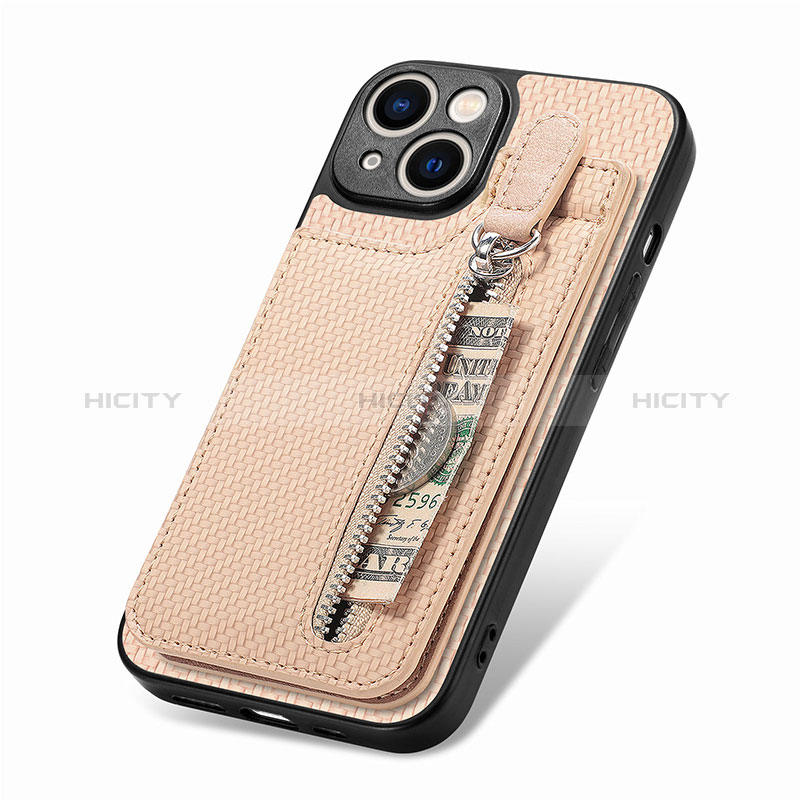 Coque Ultra Fine Silicone Souple Housse Etui avec Aimante Magnetique S05D pour Apple iPhone 14 Plus