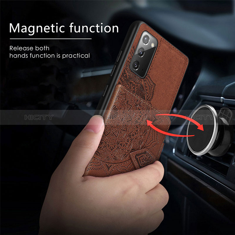 Coque Ultra Fine Silicone Souple Housse Etui avec Aimante Magnetique S05D pour Samsung Galaxy Note 20 5G Plus