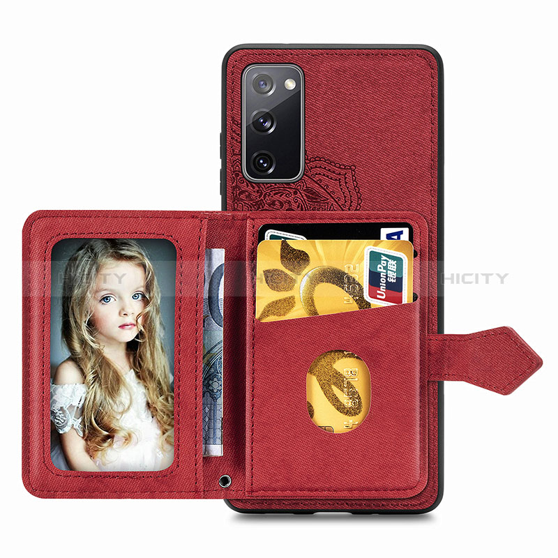 Coque Ultra Fine Silicone Souple Housse Etui avec Aimante Magnetique S05D pour Samsung Galaxy S20 FE (2022) 5G Plus