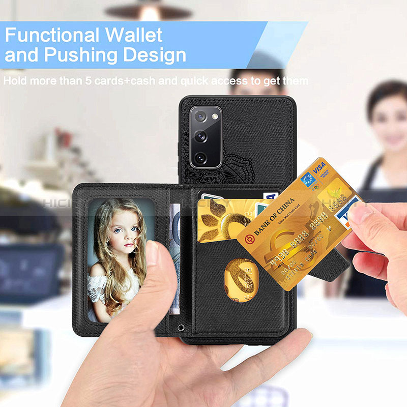 Coque Ultra Fine Silicone Souple Housse Etui avec Aimante Magnetique S05D pour Samsung Galaxy S20 FE (2022) 5G Plus