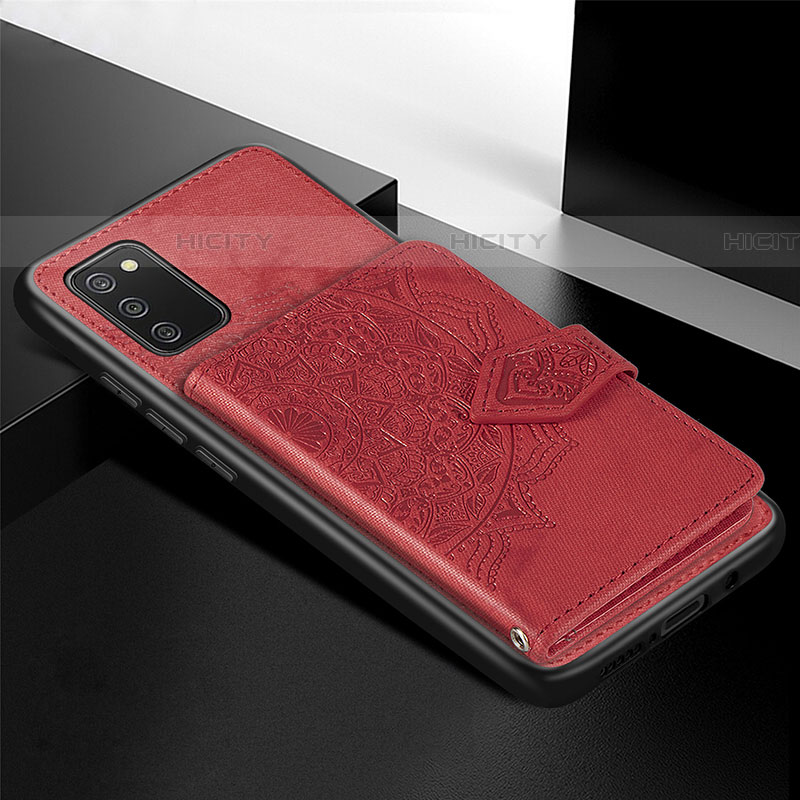 Coque Ultra Fine Silicone Souple Housse Etui avec Aimante Magnetique S06D pour Samsung Galaxy A03s Plus