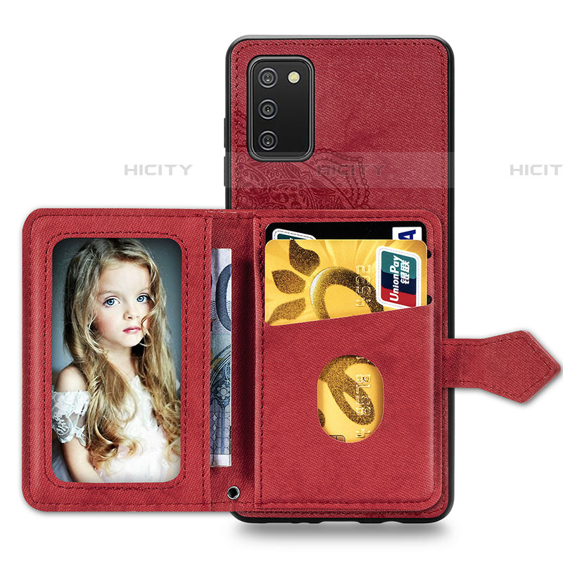 Coque Ultra Fine Silicone Souple Housse Etui avec Aimante Magnetique S06D pour Samsung Galaxy A03s Plus