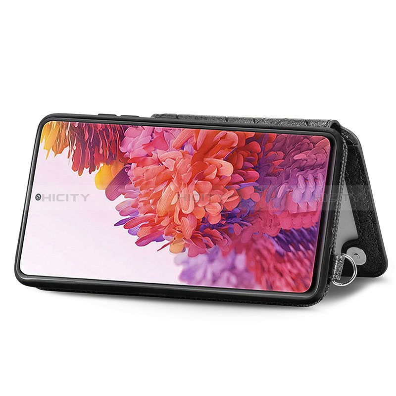 Coque Ultra Fine Silicone Souple Housse Etui avec Aimante Magnetique S08D pour Samsung Galaxy S20 FE (2022) 5G Plus
