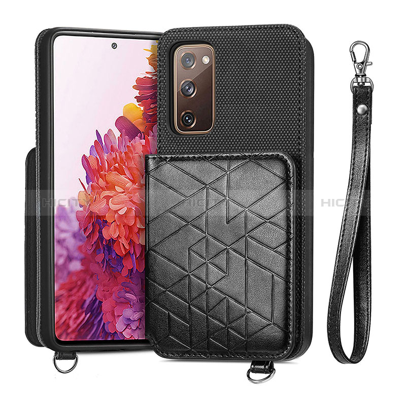 Coque Ultra Fine Silicone Souple Housse Etui avec Aimante Magnetique S08D pour Samsung Galaxy S20 FE (2022) 5G Plus