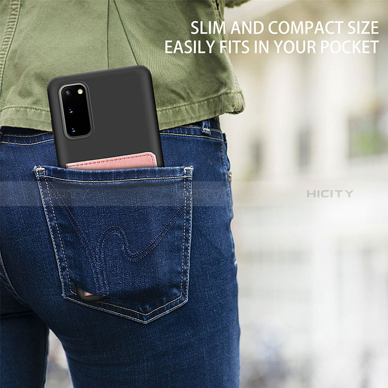 Coque Ultra Fine Silicone Souple Housse Etui avec Aimante Magnetique S14D pour Samsung Galaxy S20 5G Plus