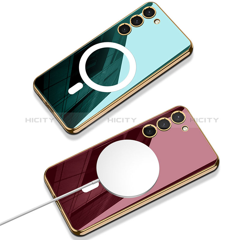 Coque Ultra Fine Silicone Souple Housse Etui avec Mag-Safe Magnetic Magnetique AC1 pour Samsung Galaxy S21 5G Plus