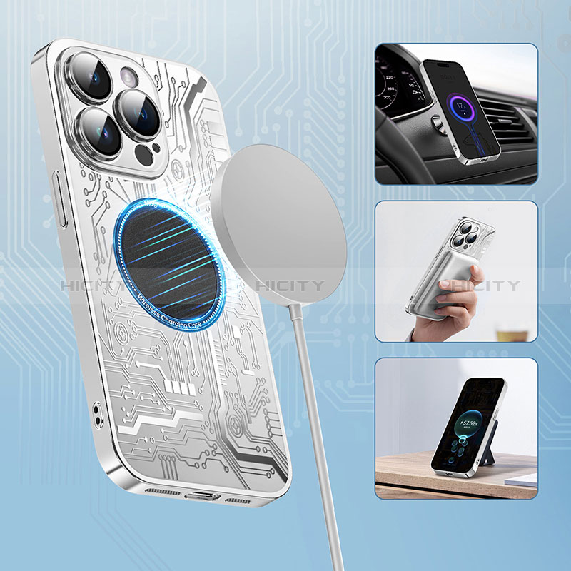 Coque Ultra Fine Silicone Souple Housse Etui avec Mag-Safe Magnetic Magnetique ZL1 pour Apple iPhone 13 Pro Max Plus
