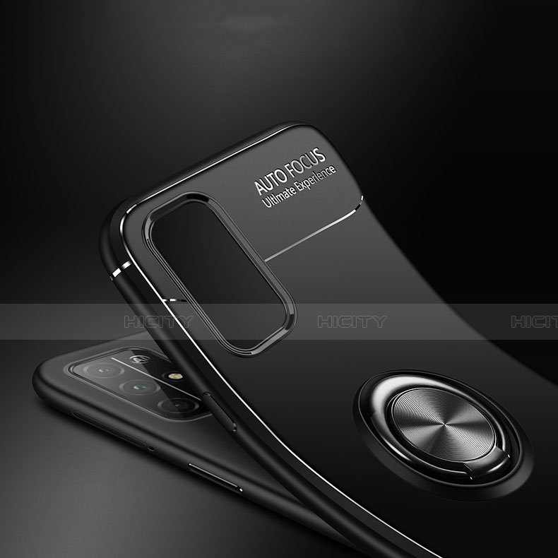 Coque Ultra Fine Silicone Souple Housse Etui avec Support Bague Anneau Aimante Magnetique A01 pour Huawei Honor 30S Plus