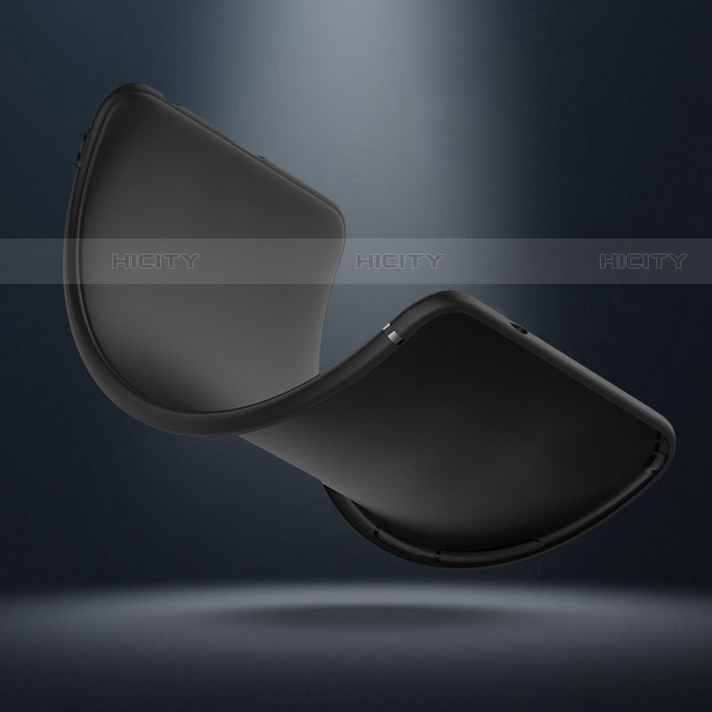 Coque Ultra Fine Silicone Souple Housse Etui avec Support Bague Anneau Aimante Magnetique A01 pour Motorola Moto Edge X30 Pro 5G Noir Plus