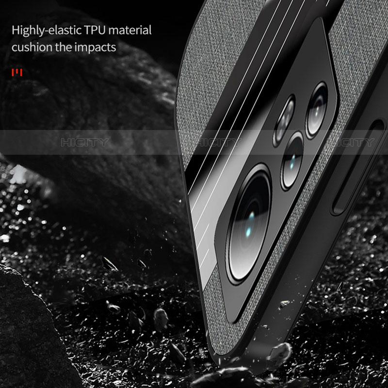 Coque Ultra Fine Silicone Souple Housse Etui avec Support Bague Anneau Aimante Magnetique A08 pour Xiaomi Mi 12S Pro 5G Plus