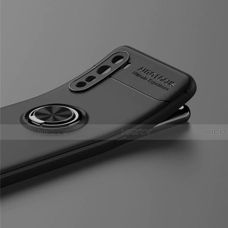Coque Ultra Fine Silicone Souple Housse Etui avec Support Bague Anneau Aimante Magnetique pour OnePlus Nord Plus