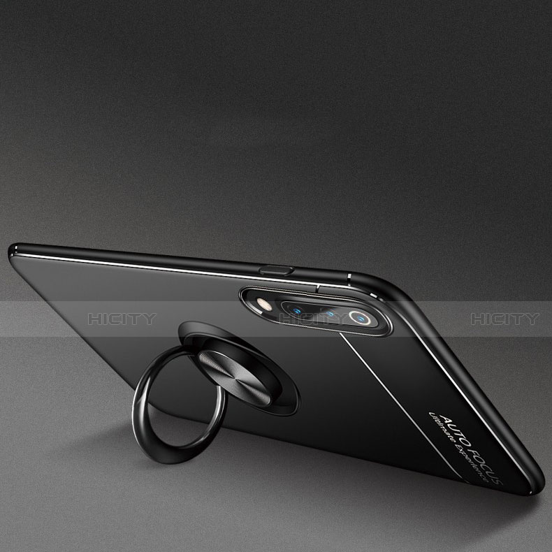 Coque Ultra Fine Silicone Souple Housse Etui avec Support Bague Anneau Aimante Magnetique pour Xiaomi Mi A3 Plus