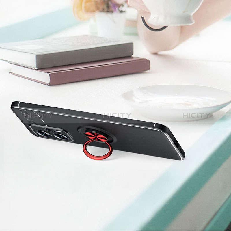 Coque Ultra Fine Silicone Souple Housse Etui avec Support Bague Anneau Aimante Magnetique SD1 pour Xiaomi Poco X4 GT 5G Plus