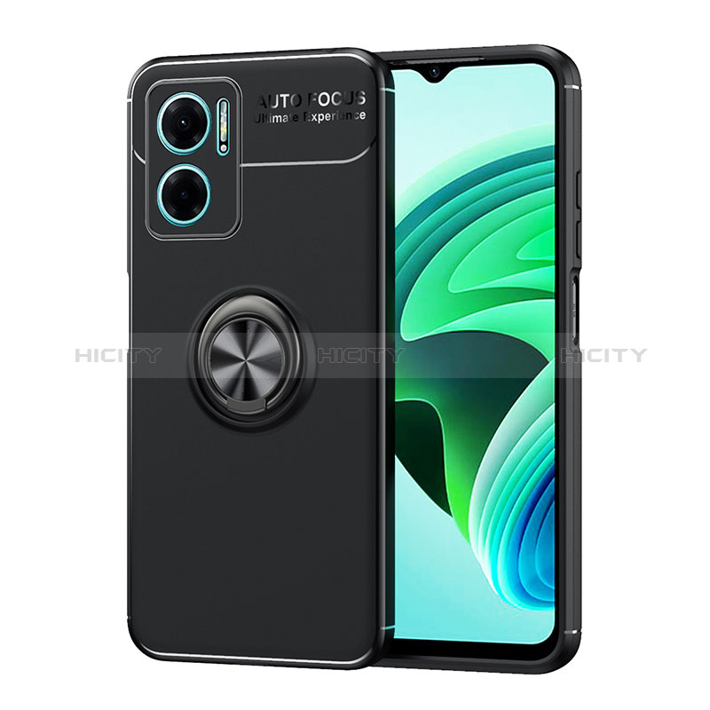 Coque Ultra Fine Silicone Souple Housse Etui avec Support Bague Anneau Aimante Magnetique SD1 pour Xiaomi Redmi Note 11E 5G Plus