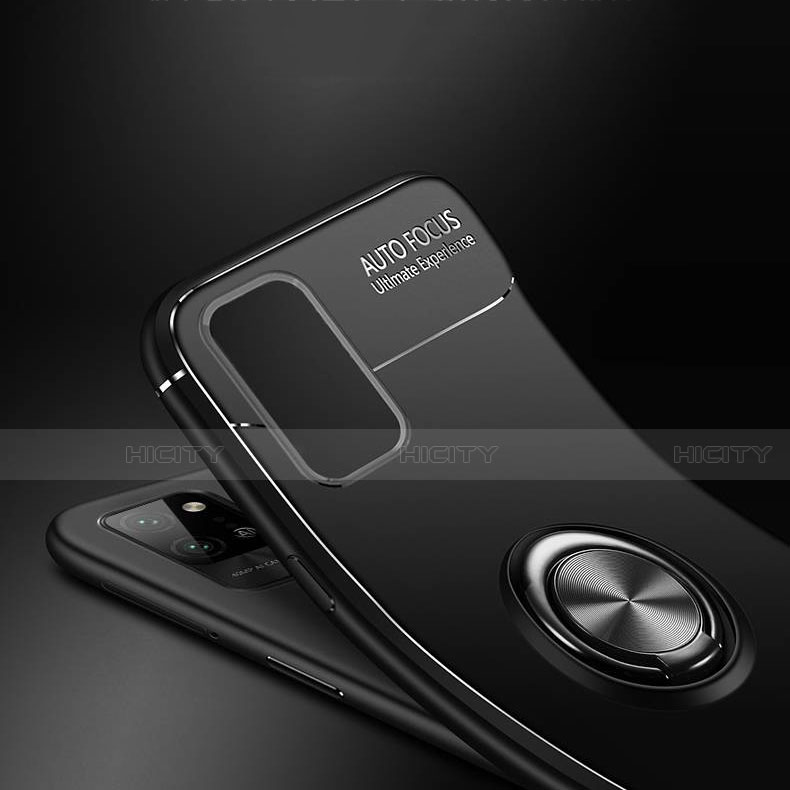Coque Ultra Fine Silicone Souple Housse Etui avec Support Bague Anneau Aimante Magnetique T01 pour Huawei Honor Play4 Pro 5G Plus