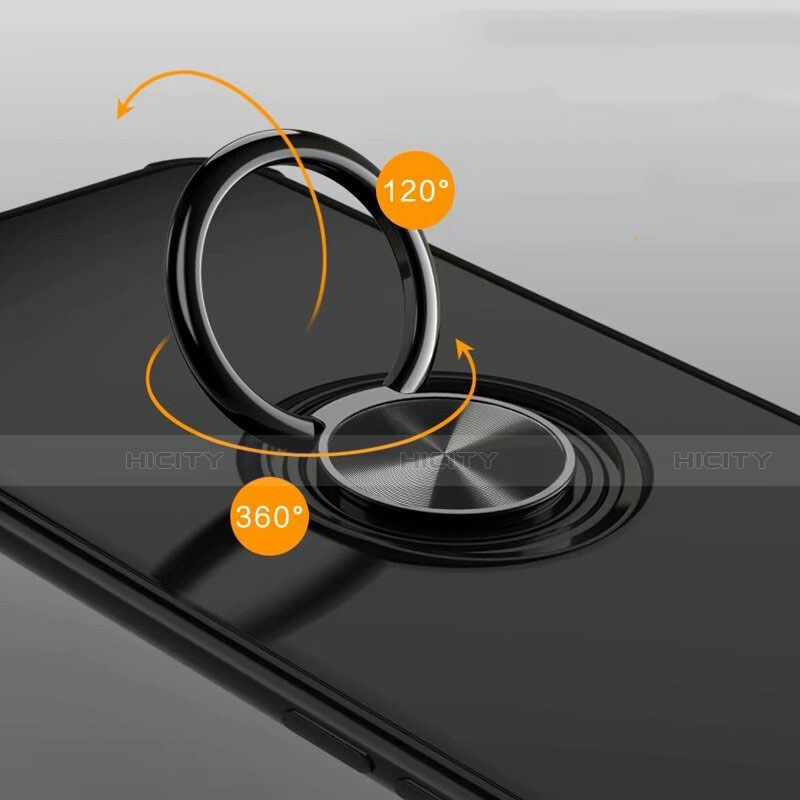 Coque Ultra Fine Silicone Souple Housse Etui avec Support Bague Anneau Aimante Magnetique T01 pour Samsung Galaxy S10e Plus