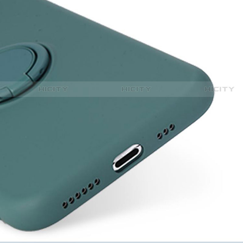 Coque Ultra Fine Silicone Souple Housse Etui avec Support Bague Anneau Aimante Magnetique T01 pour Xiaomi Mi 11 5G Plus