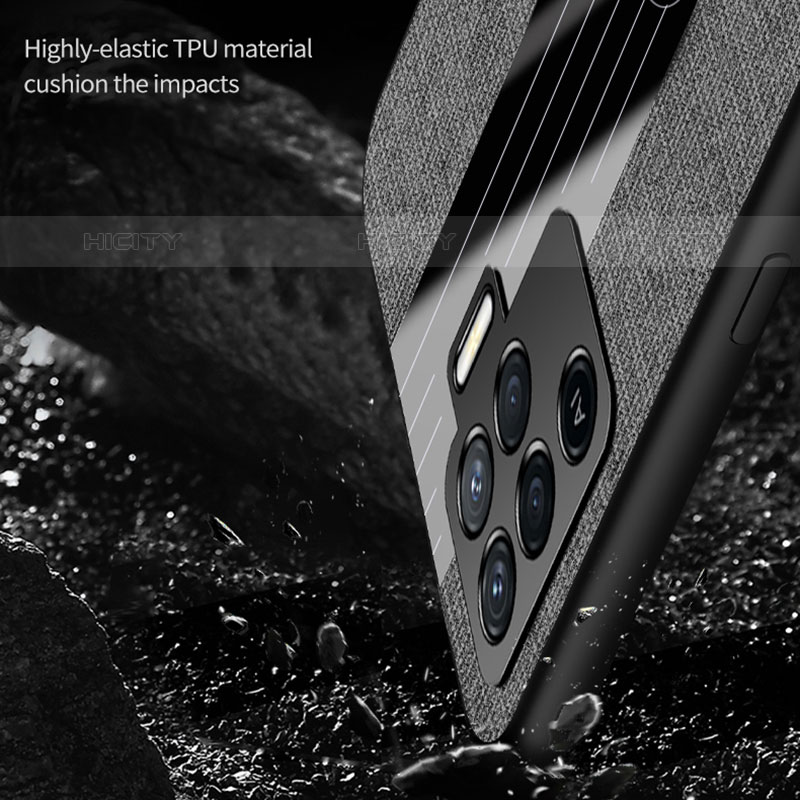 Coque Ultra Fine Silicone Souple Housse Etui avec Support Bague Anneau Aimante Magnetique X01L pour Oppo A94 4G Plus
